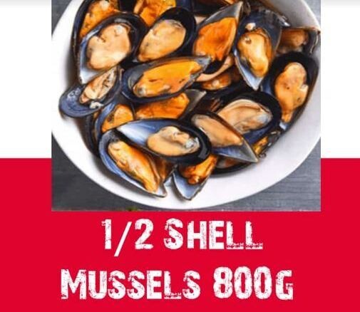Mussels ½ Shell