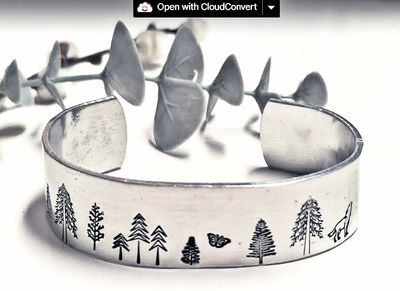 Forest Cuff Bangle