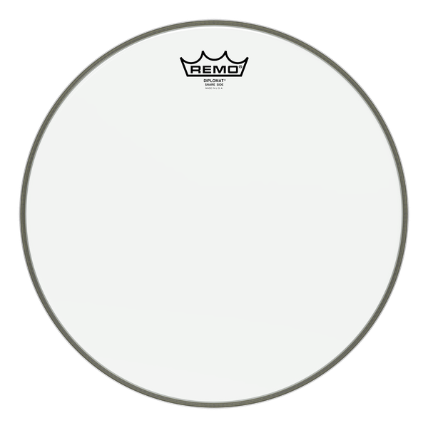 Remo Diplomat Hazy Snare Side