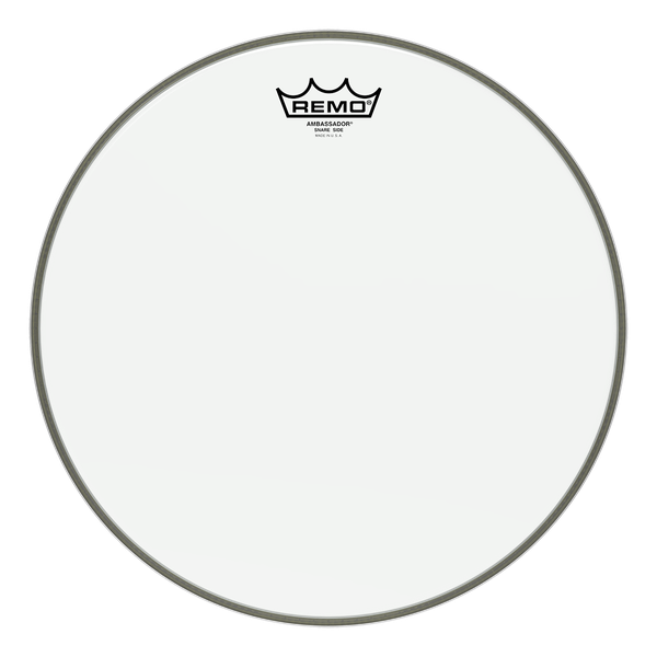 Remo Ambassador Hazy Snare Side