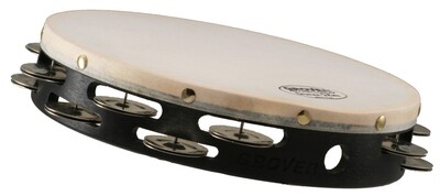 Grover Pro Percussion Tambourine - German Silver Double Row