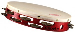 Grover Pro Percussion Tambourine - Custom Dry Silver Double Row