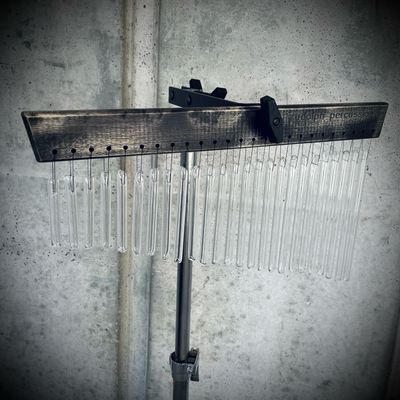 Glass Chimes, Rudolph Percussion Yksittäiskappale, Musta Runko
