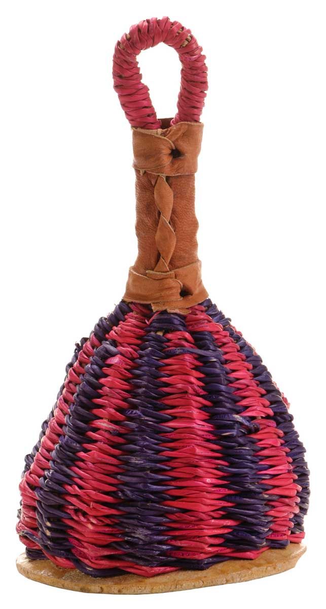 Caxixi, small, gourd bottom outside