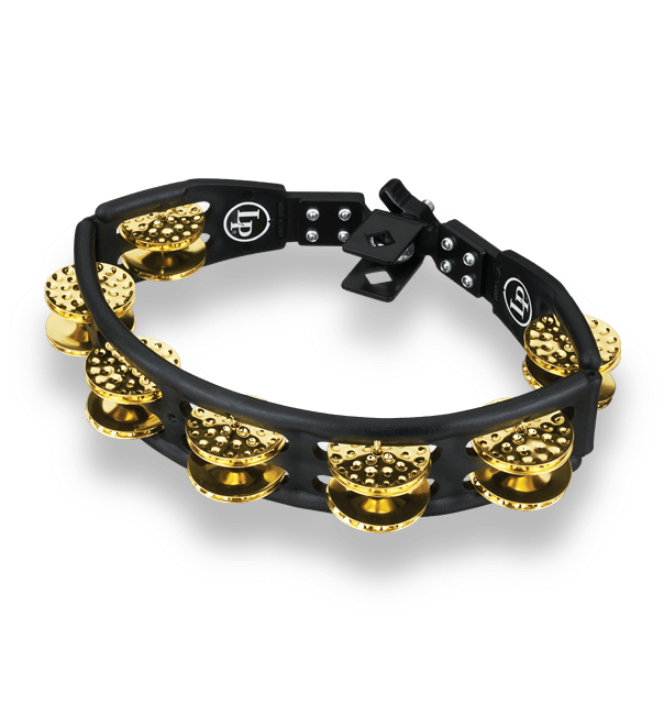 LP 179 Cyclops Mountable Tambourine - Dimpled Brass