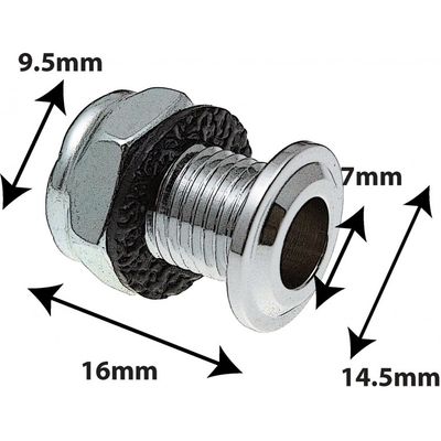 Sparedrum - Die Cast Air Vent 16mm - AVH8