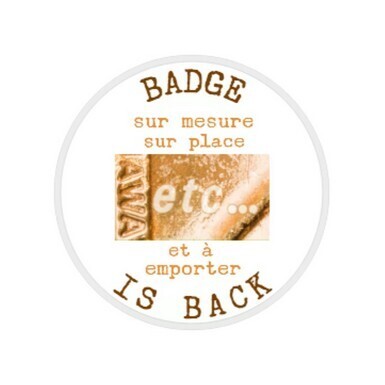 BADGE épingle et magnet SUR MESURE 50mm ... Envoies TES fichiers ... 3€ pour créer le modèle ... puis 2€ par badge