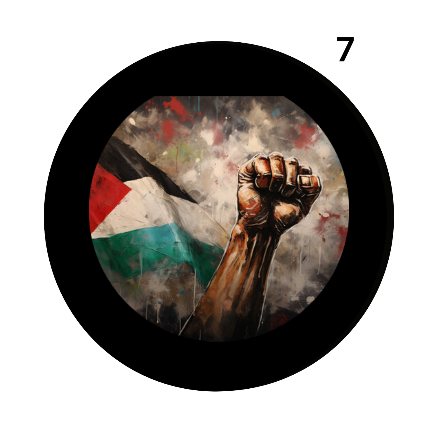 BADGE épingle/magnet 50 mm CHOISIS tes IMAGES dans notre COLLECTION PALESTINE et encourages donc deux projets tout en assumant tes CONVICTIONS