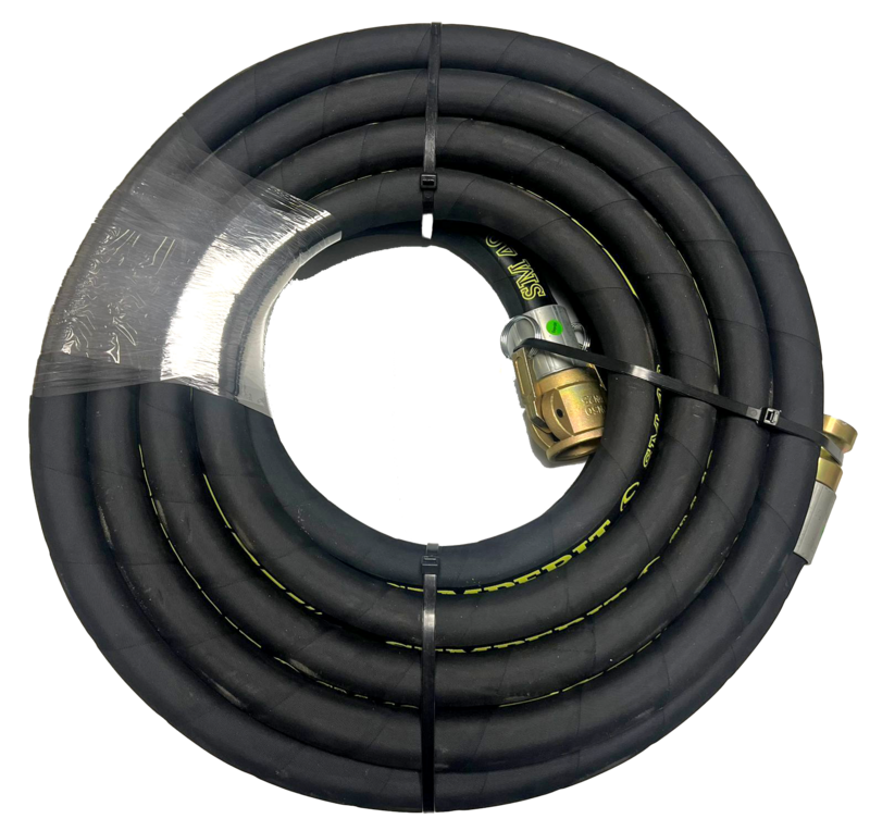 Mörtelschlauch 25 mm, hydraulische Einbindung, 10 m, schwarz, VT25/MT25, System: 22, **SM 40 Logo**