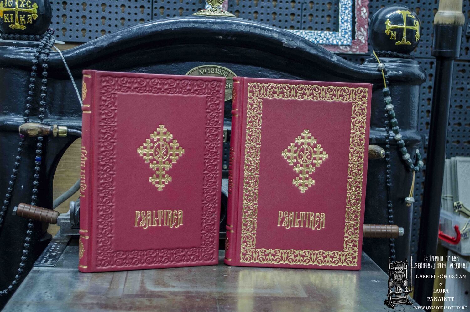 Psaltirea mare - Ed. ,,Schitul Lacu" - M. Athos, 2021 (piele naturală)