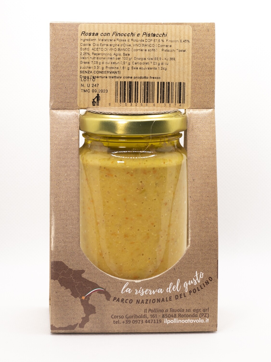 Rossa con Finocchi e pistacchi