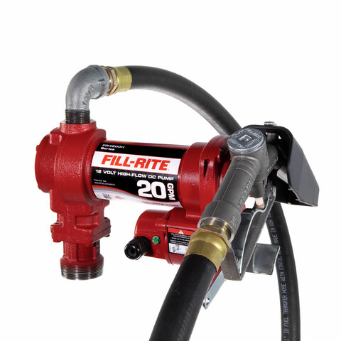 FILFR4210H - 12V DC High Flow Pump w/ Hose and Nozzle