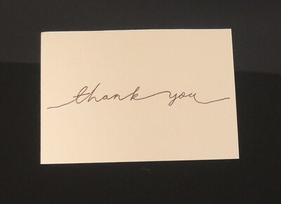 Pack of 10 ‘Thank you’ Correspondence cards