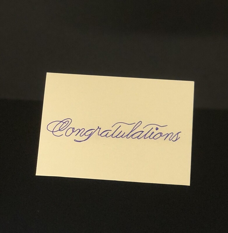 Pack of 10 ‘Congratulations’ correspondence cards