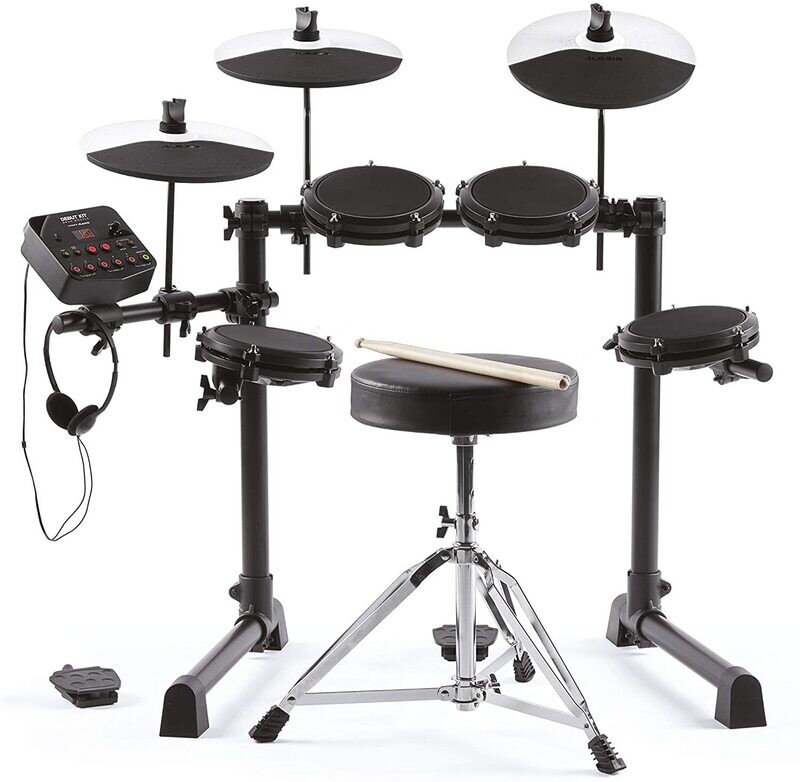 Alesis Debut Kit - Electronic Full Drumkit Bundle - With
Drumstool - Drumsticks - Headset