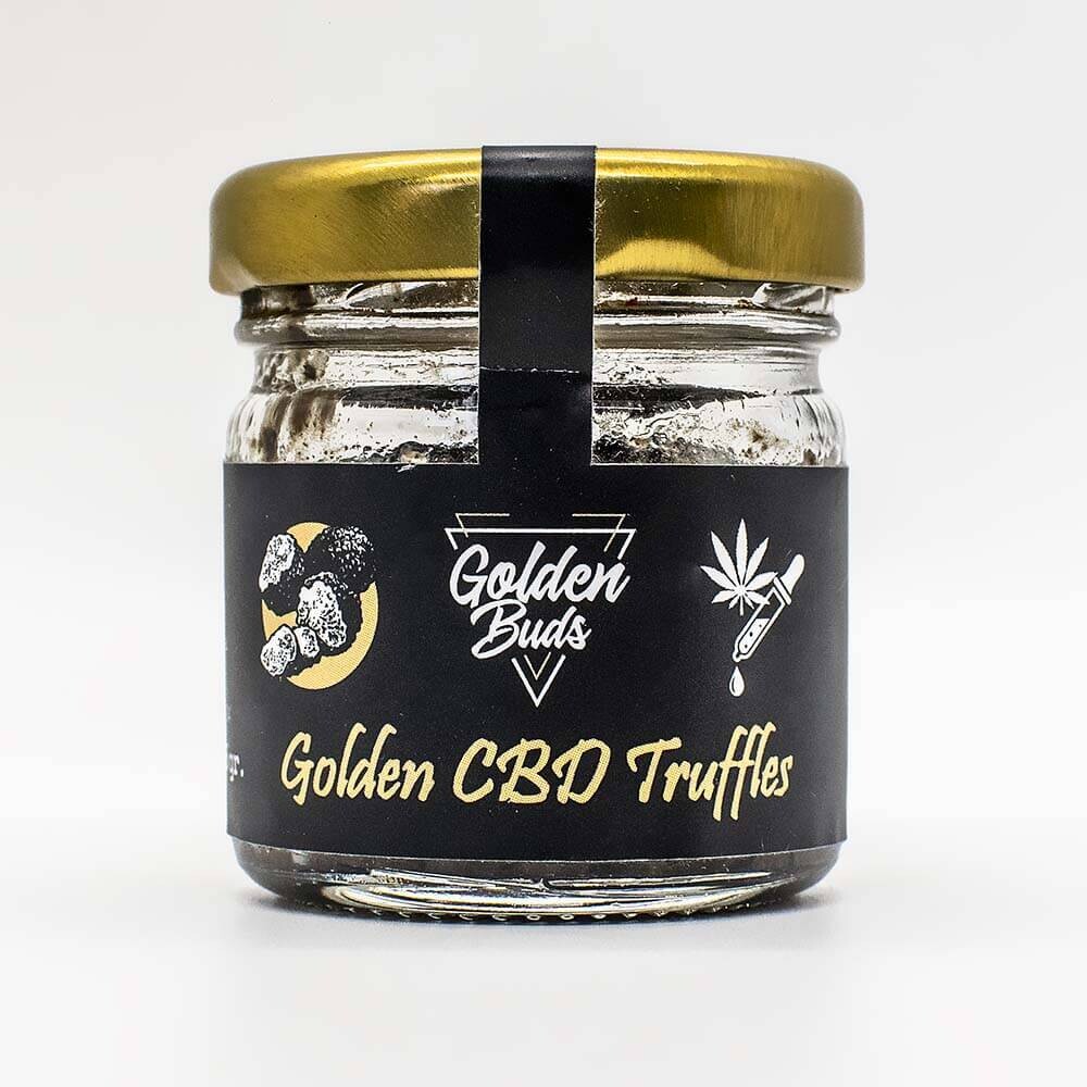 Golden CBD Truffles et champignons