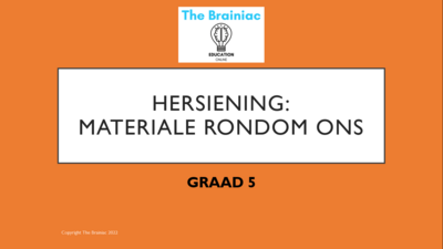 Gr 5 NWT PowerPoints - Kwartaal 2