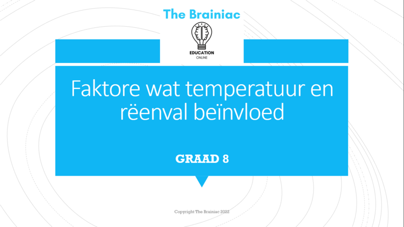 Gr 8 SW (Geografie) PowerPoints - Kwartaal 2