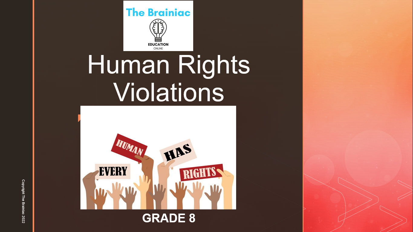 Gr 8 LO PowerPoints - Term 4