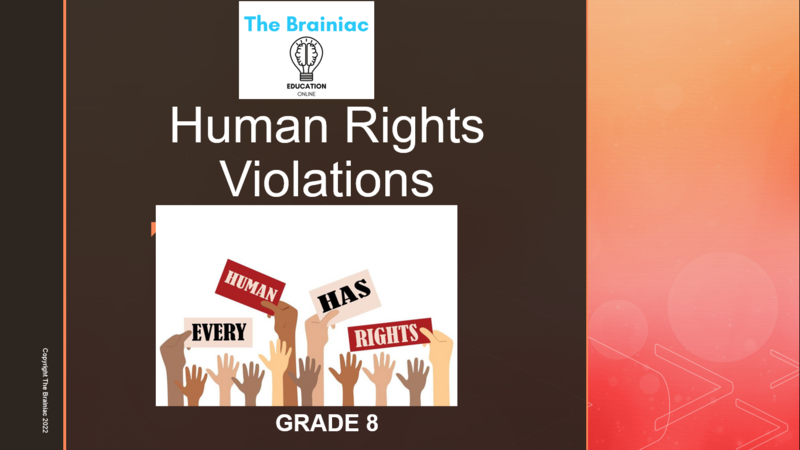Gr 8 LO PowerPoints - Term 4
