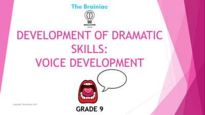 Gr 9 Drama PowerPoints - Term 3