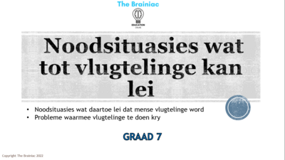 Gr 7 Tegnologie PowerPoints - Kwartaal 4