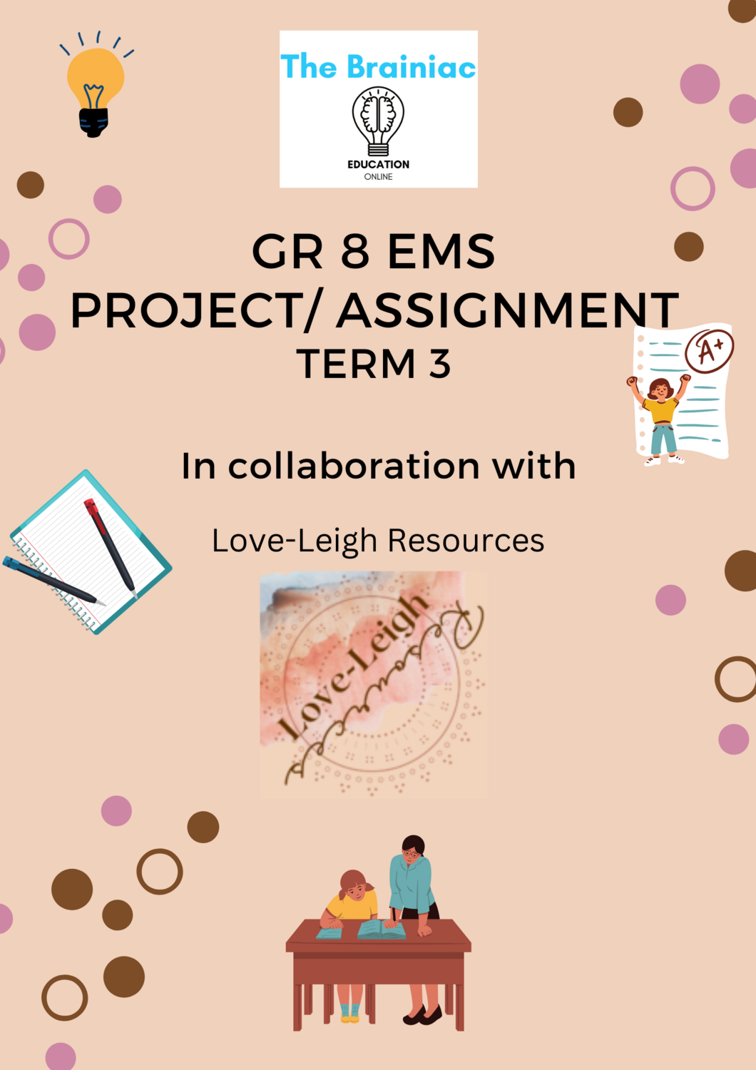 Gr 8 EMS Assignment - Term 3