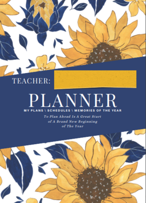 Teacher Planner (Sunflower)