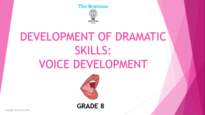 Gr 8 Drama PowerPoints - Term 1