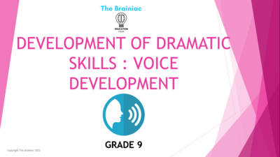 Gr 9 Drama PowerPoints - Term 1