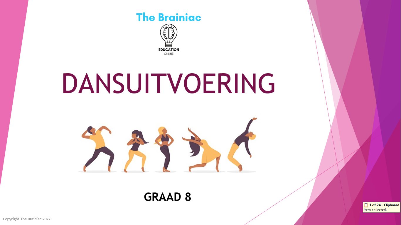 Gr 8 Dans PowerPoints - Kwartaal 1