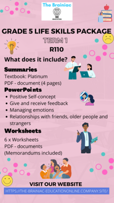 Gr 5 Life Skills Package - Term 1