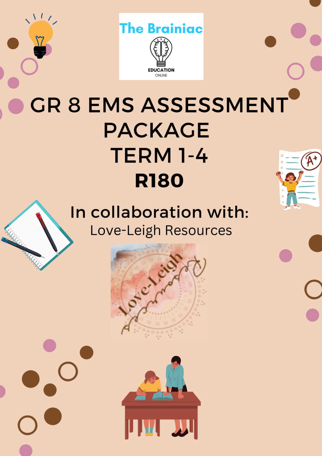 Gr 8 EMS Assessment Package - Term 1-4