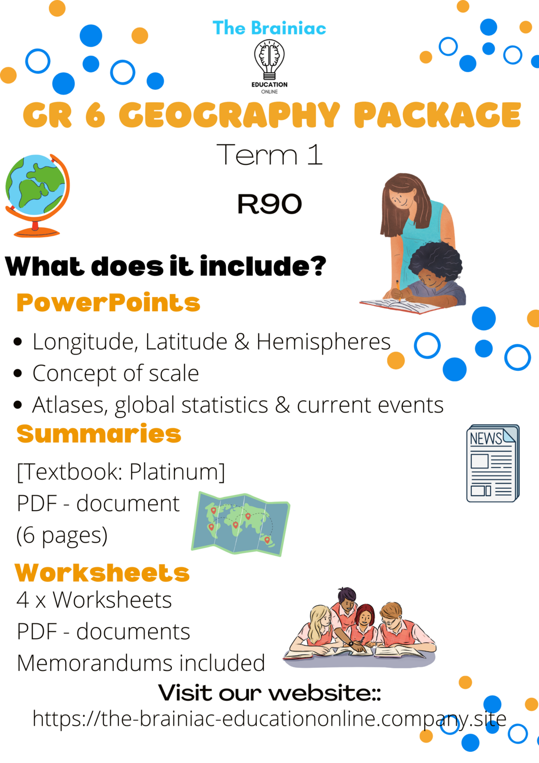 Gr 6 SS (Geography) Package - Term 1