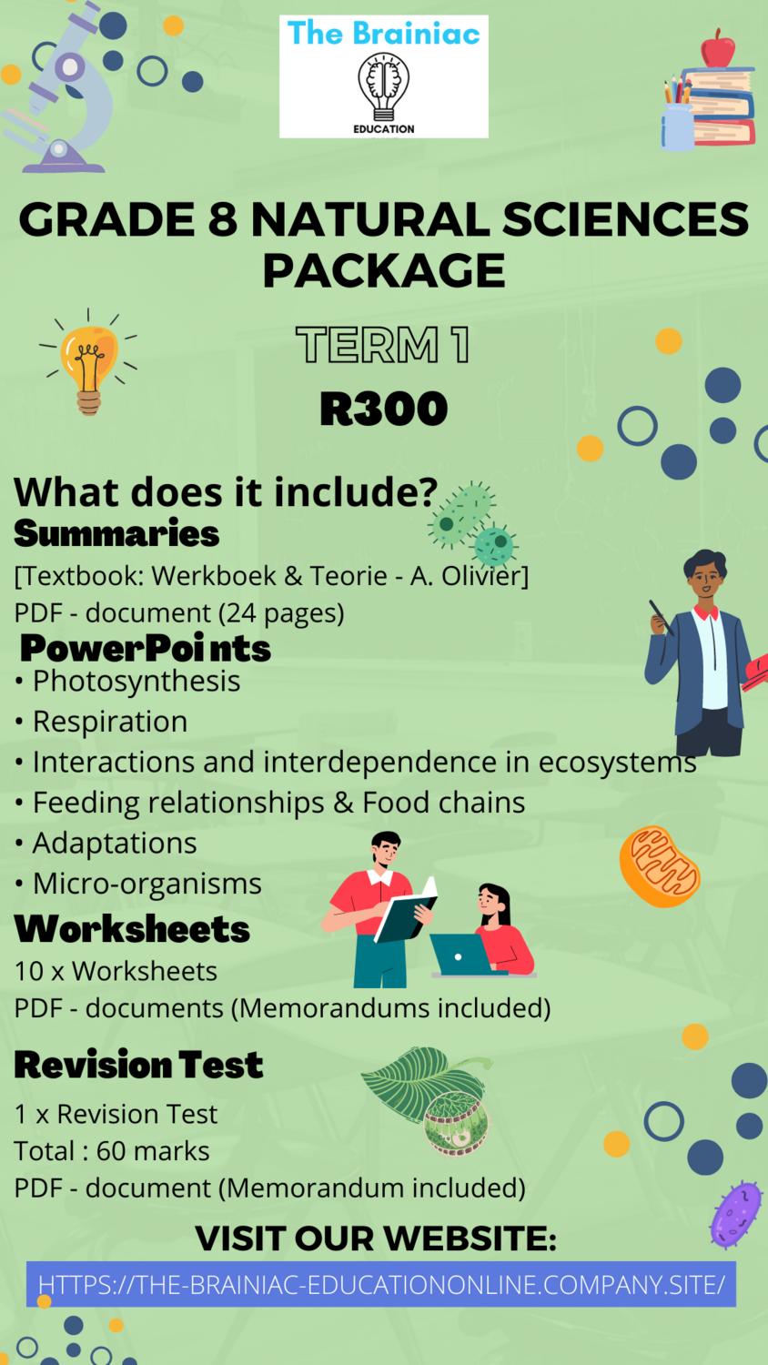 Gr 8 Natural Sciences Package - Term 1