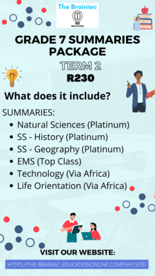 Gr 7 Summaries Package - Term 2