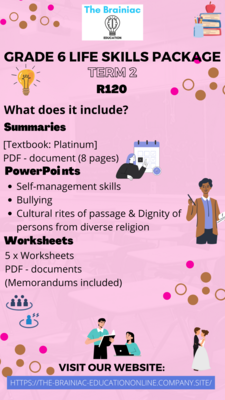 Gr 6 Life Skills Package - Term 2