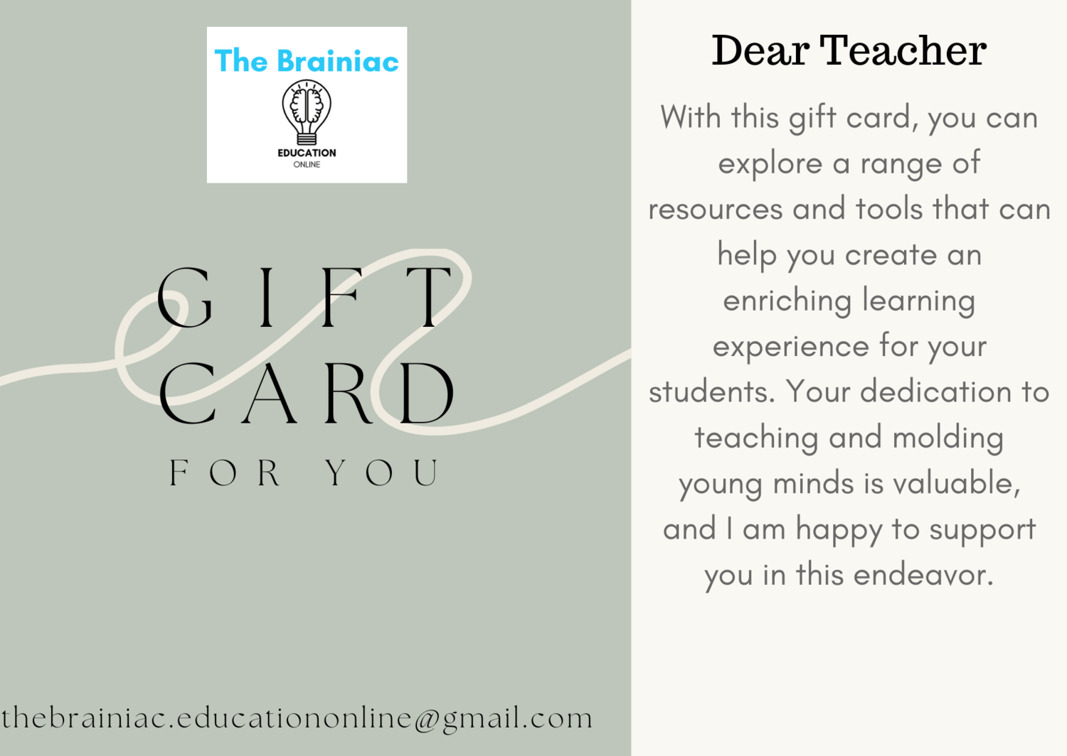 Gift card