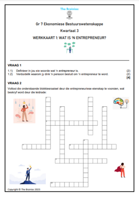 Gr 7 EBW Werkkaarte - Kwartaal 3