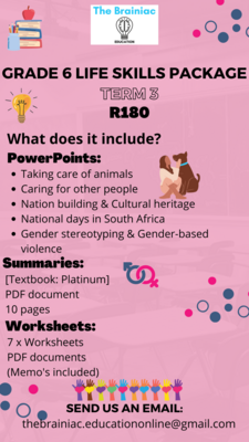 Gr 6 Life Skills Package - Term 3