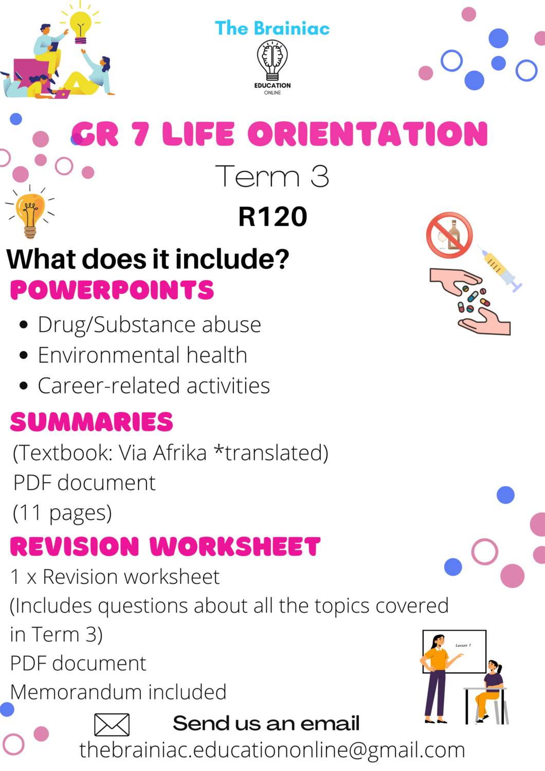 Gr 7 Life Orientation Package - Term 3