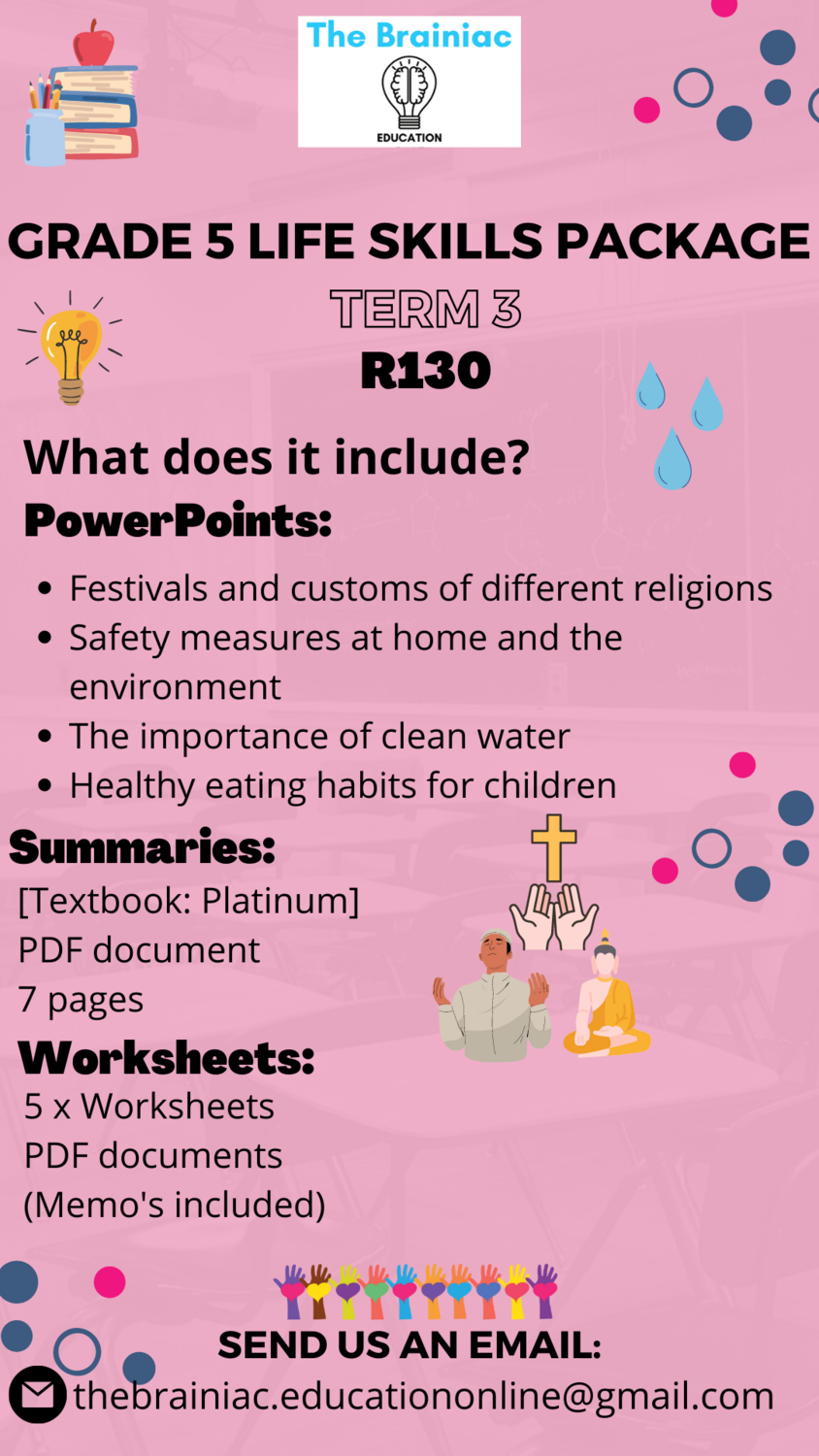 Gr 5 Life Skills Package - Term 3