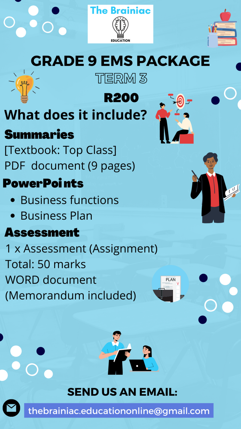 Gr 9 EMS Package - Term 3