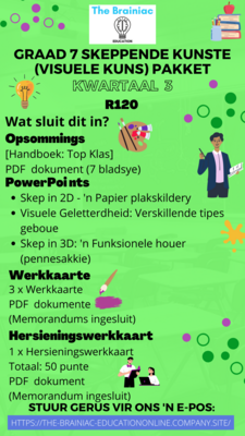 Gr 7 Skeppende Kunste (Visuele Kuns) Pakket - Kwartaal 3