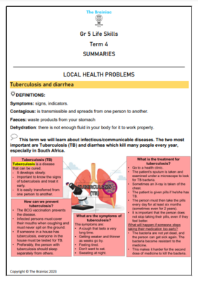 Gr 5 Life Skills Summaries - Term 4