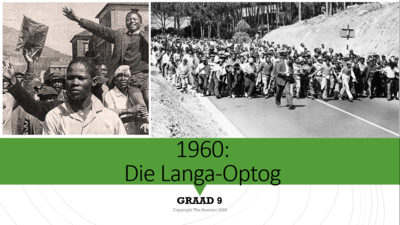 Gr 9 SW (Geskiedenis) PowerPoints - Kwartaal 4