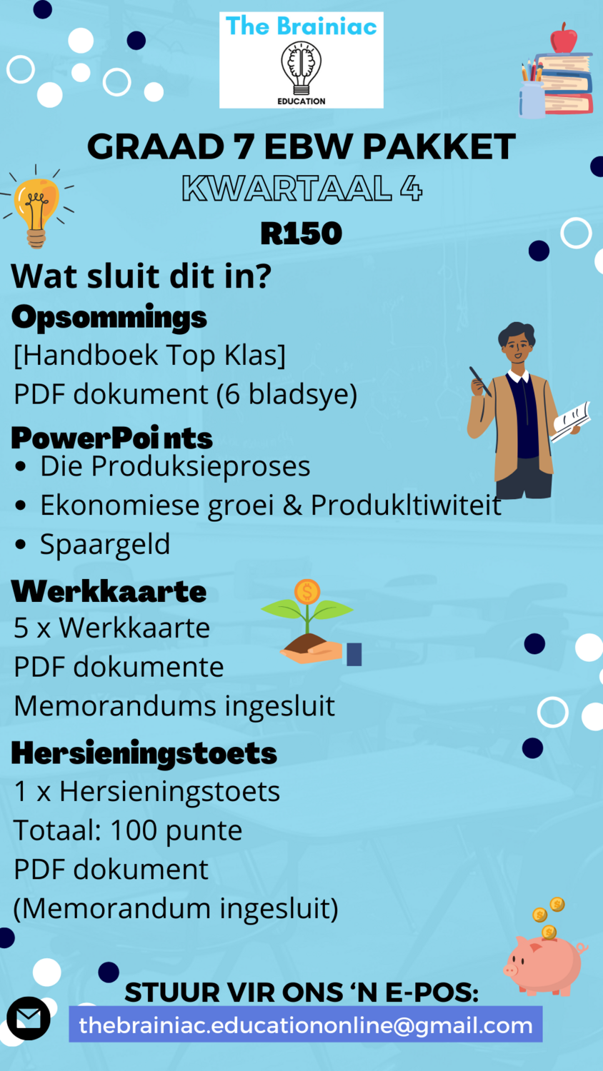 Gr 7 EBW Pakket - Kwartaal 4