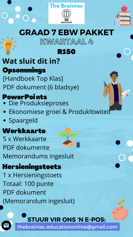Gr 7 EBW Pakket - Kwartaal 4