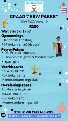 Gr 7 EBW Pakket - Kwartaal 4