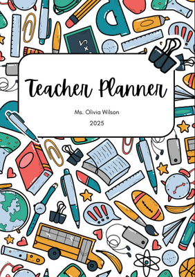 Teacher Planner (Back to School)